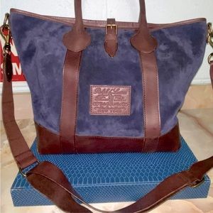 Ralph Lauren Heritage Suede Tote